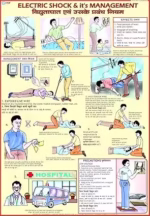 Electric Shock & It's Treatment Chart (50 x 70 cm) Wall Chart