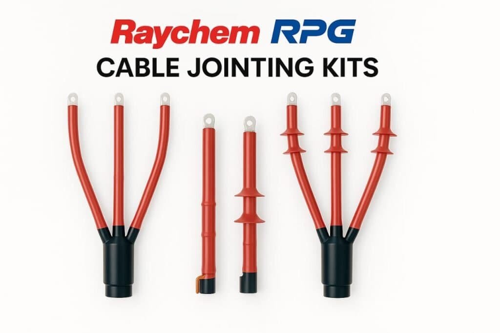 Raychem RPG cable jointing kits, electrical insulation and connection components for cable repair and maintenance, featuring durable and reliable materials for optimal electrical performance.