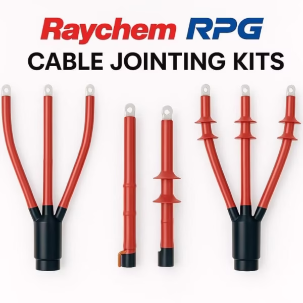 Raychem RPG cable jointing kits, electrical insulation and connection components for cable repair and maintenance, featuring durable and reliable materials for optimal electrical performance.