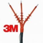 Red electrical insulating tool with 3M logo, used for safety and protection during high-voltage work in energy and electrical maintenance.